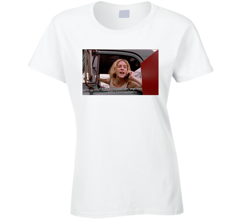 Sex And The City Carrie Bradshaw Ladies T Shirt Sex And The City Carrie Bradshaw Ladies T Shirt