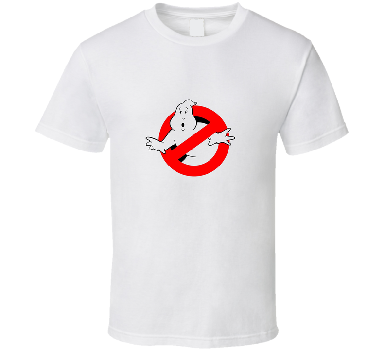 Ghostbusters Logo White T Shirt Ghostbusters Logo White T Shirt