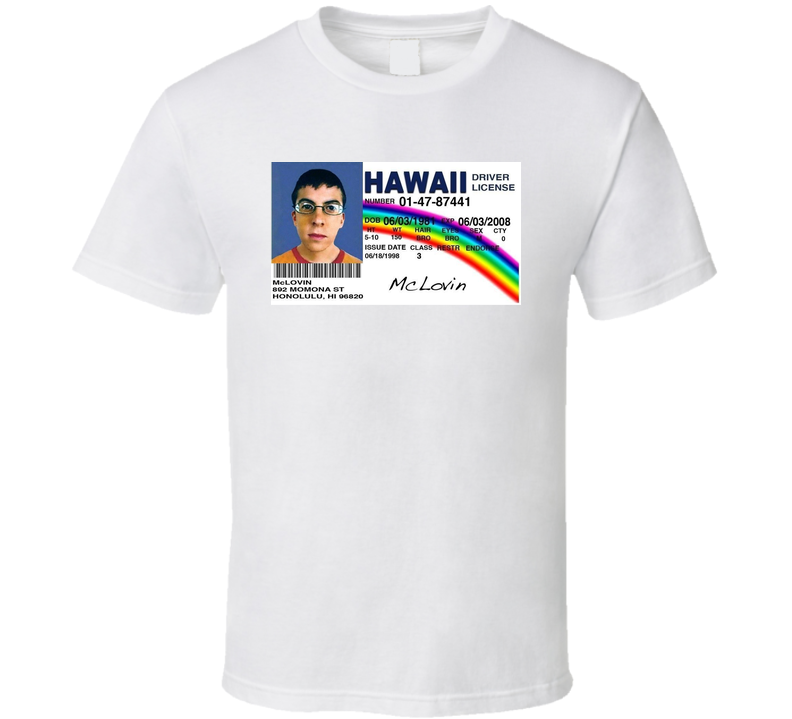 Mclovin Superbad T Shirt Mclovin Superbad T Shirt