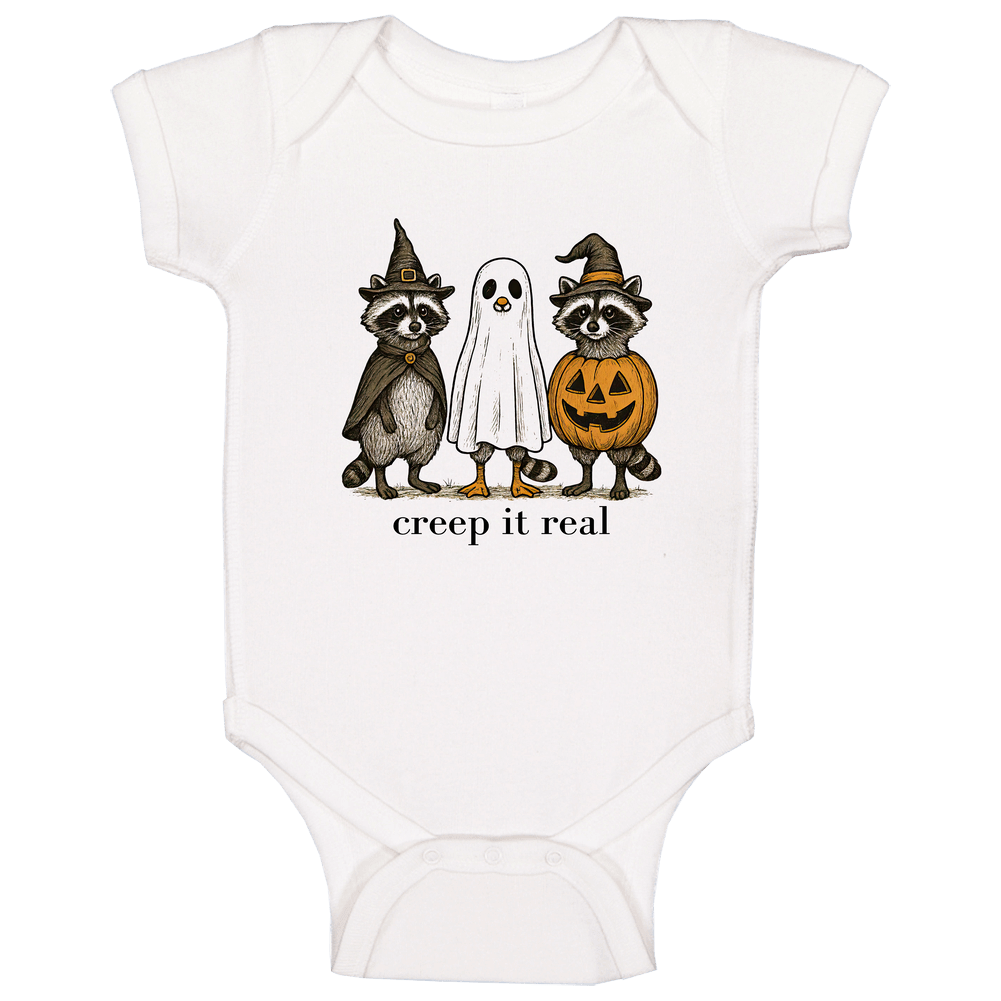 Creep It Real Halloween Baby One Piece Creep It Real Halloween Baby One Piece
