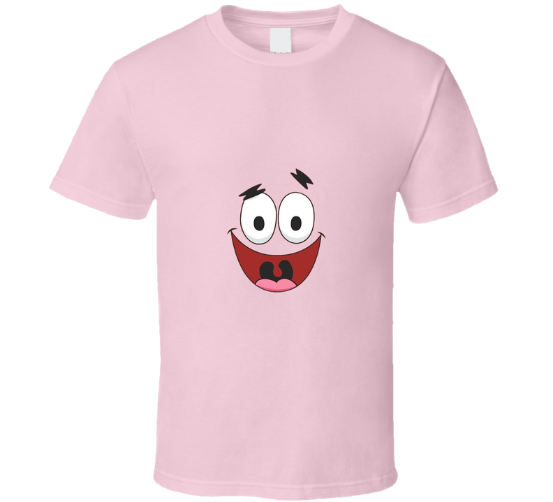 Patrick Star Spongebob Squarepants Face T Shirt