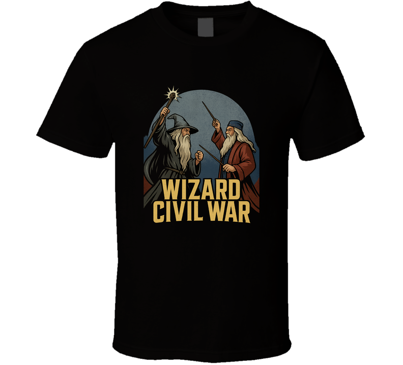 Wizard Civil War: Gandalf V Dumbledore  T Shirt