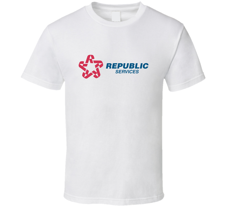 Republic Services Waste Disposal Trash Removal Fan T Shirt