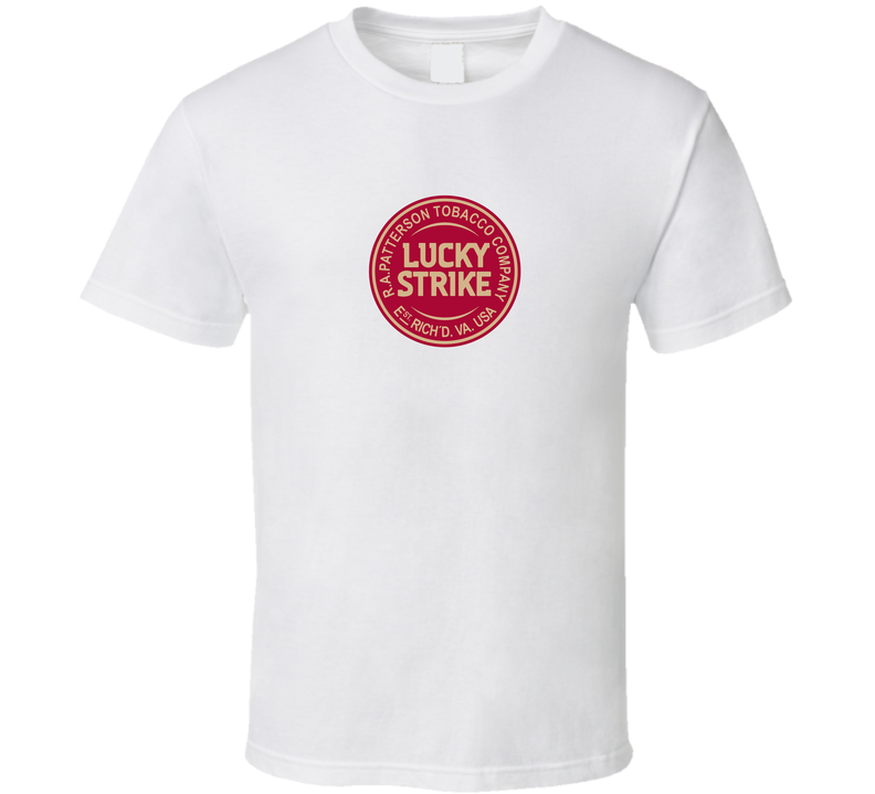 Lucky Strike Tobacco Original Logo Fan T Shirt