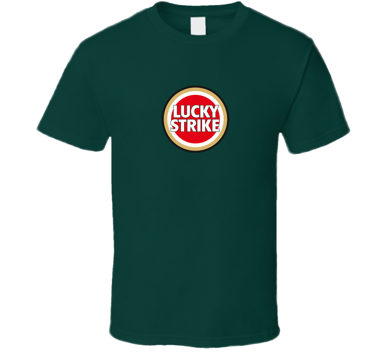 Lucky Strike Tobacco Logo Fan  T Shirt