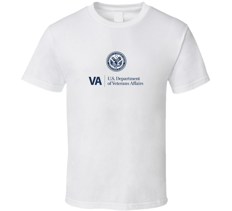 Us Department Of Veterans Affairs Blue Logo Fan  T Shirt