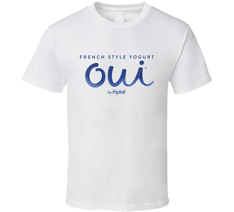 Oui French Style Yogurt By Yoplait Logo Fan T Shirt