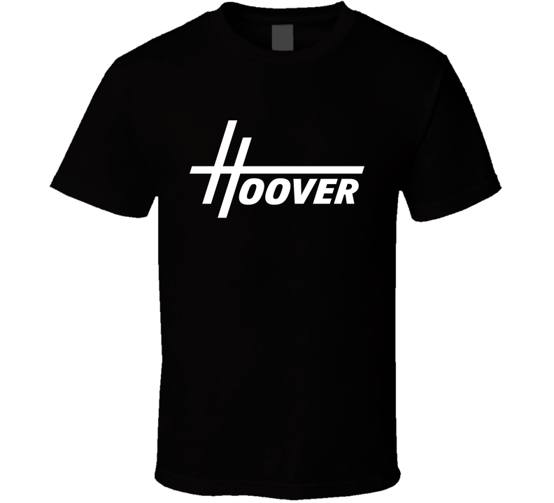 Hoover White Logo Fan T Shirt