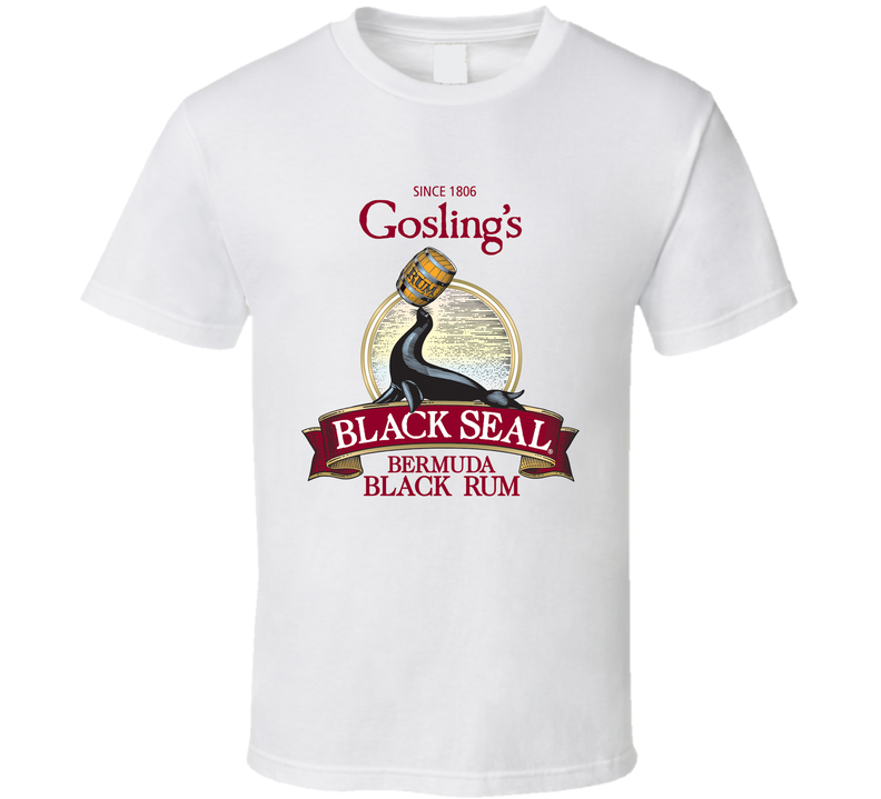 Gosling's Black Seal Bermuda Black Rum Fan T Shirt