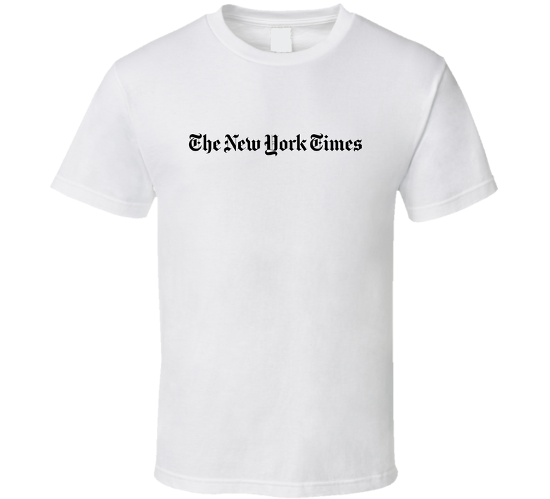 New York Times Fan T Shirt