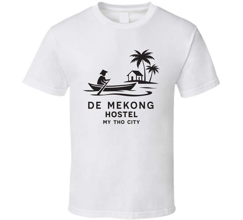 De Mekong Hostel Logo Fan T Shirt