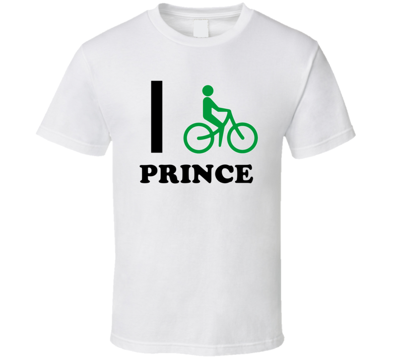 I Bike Prince Ontario Cool Bicycle City Funny T Shirt