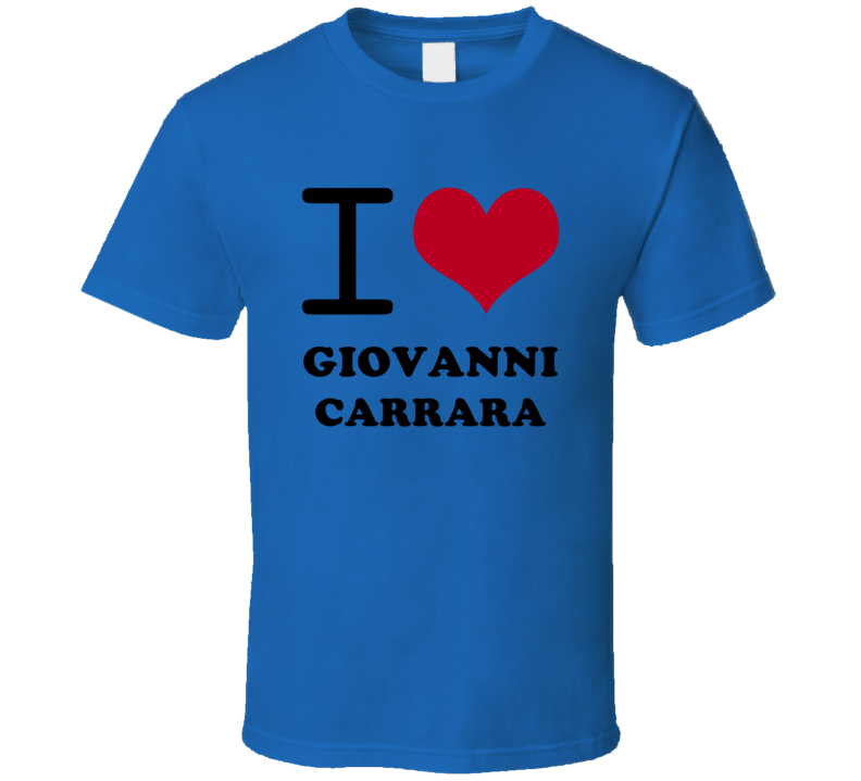 I Love Giovanni Carrara Toronto Baseball Sports Fan Heart T Shirt