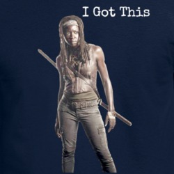 Michonne Walking Dead T Shirt Novelty Gift Fashion Danai Gurira Tee 31597783