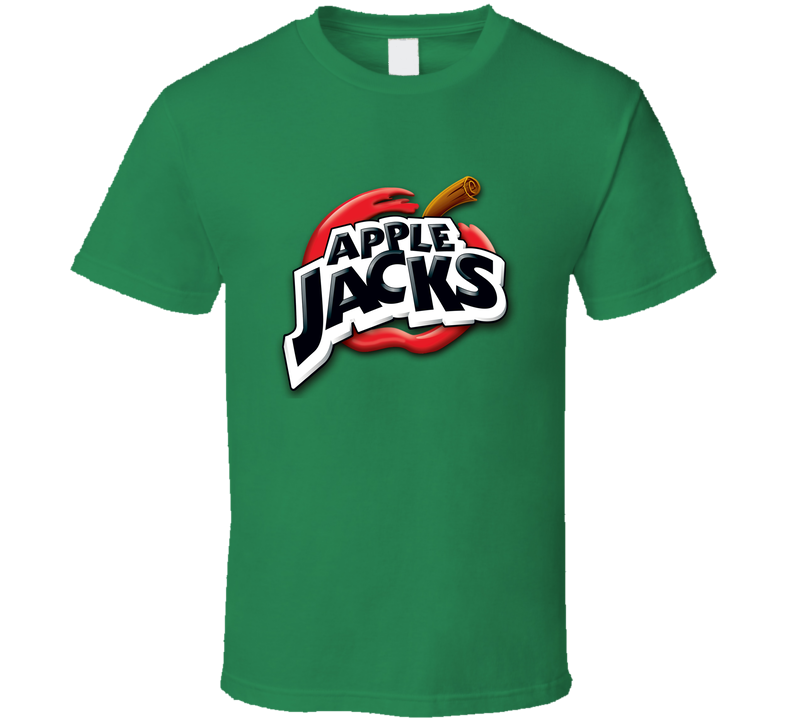 Apple Jacks Cereal Food Logo Gift T Shirt