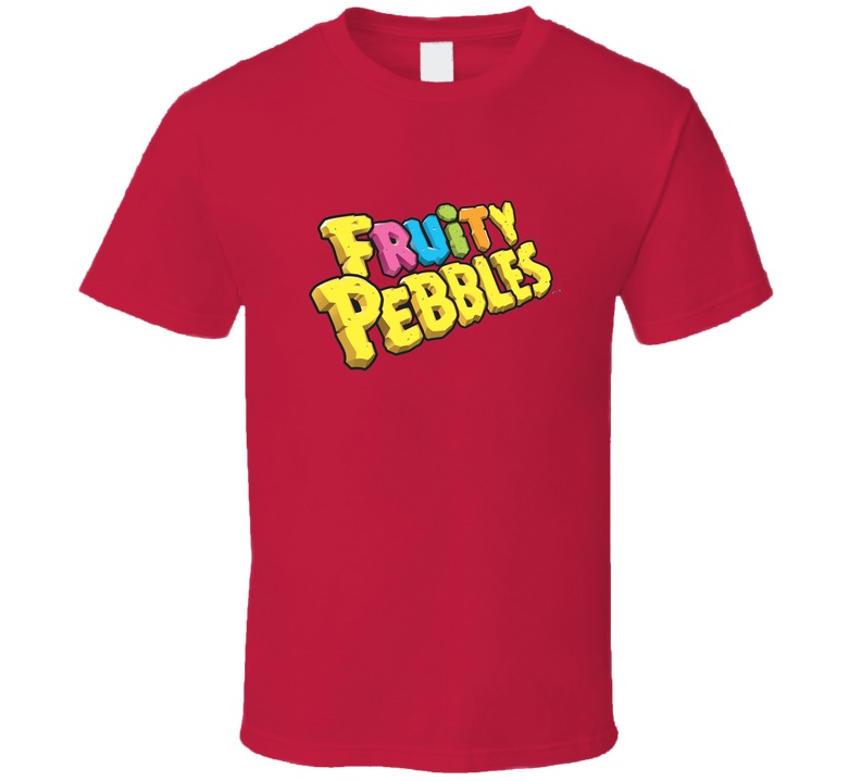 Fruity Pebbles Cereal Food Logo Gift T Shirt