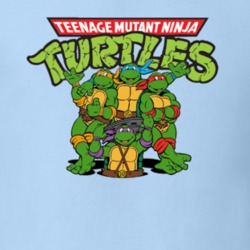 Teenage Mutant Ninja Turtles 90s TV Movie Vintage Worn T Shirt 27725564