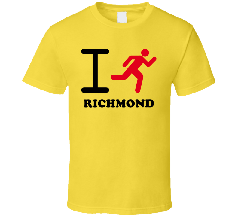 I Run Richmond Australia Cool City T Shirt I Run Richmond Australia Cool City T Shirt