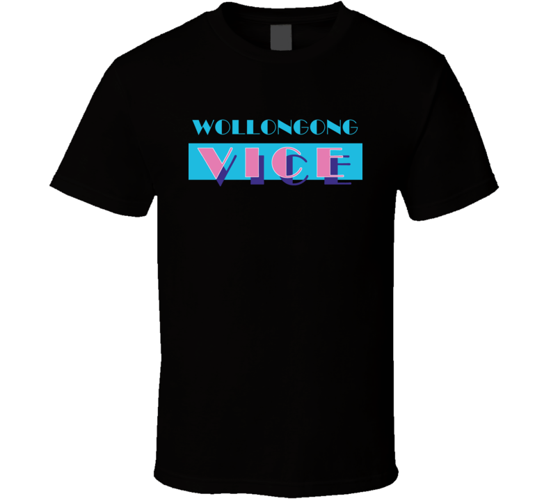 Wollongong Vice Australia TV Police Parody Cool City T Shirt Wollongong Vice Australia TV Police Parody Cool City T Shirt