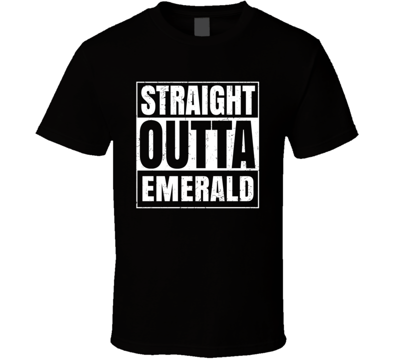 Straight Outta Emerald Australia City Compton Parody T Shirt Straight Outta Emerald Australia City Compton Parody T Shirt