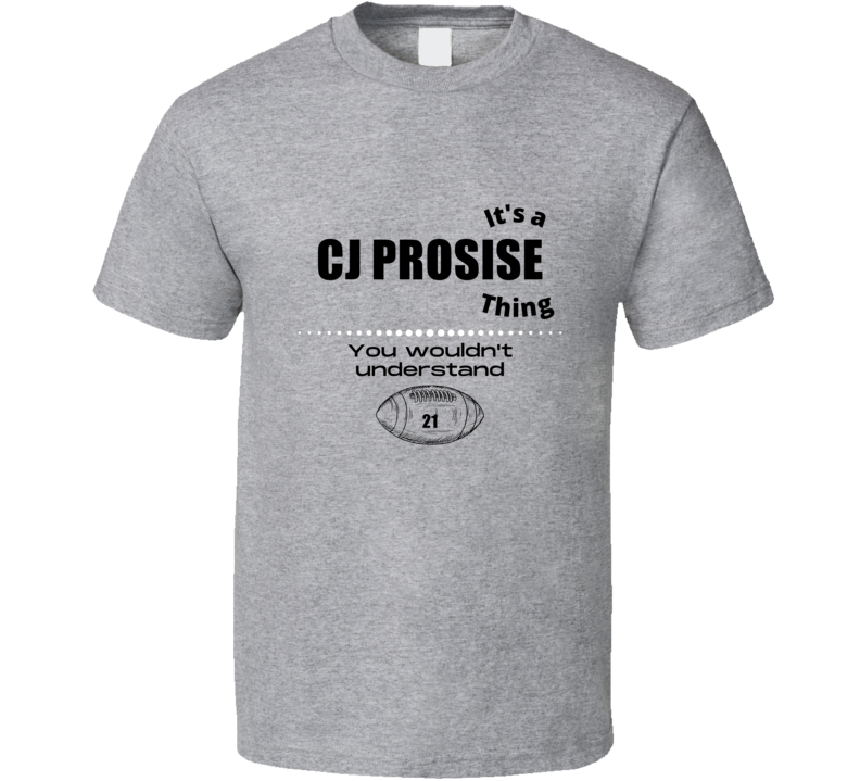 Its A Cj Prosise Thing Tampa Bay Football Player Team Fan Gift Cool Dr