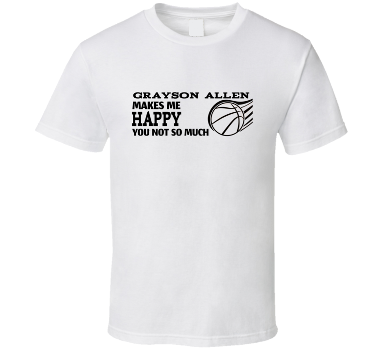 Grayson Allen Makes Me Happy Milwaukee Basketball Fan Gift Men Women P