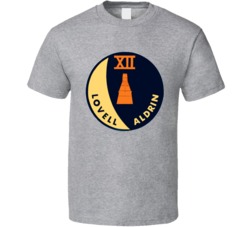 Cool GEMINI 12 Mission Logo T Shirt 30542108