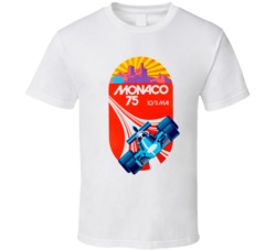 Cool Monaco Grand Prix 1975 Race Poster Car Racing T Shirt 30619698
