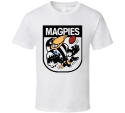 Cool AFL Collingwood Magpies Rugby Team 2 T Shirt 30627484