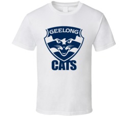 Cool AFL Geelong Cats Rugby Team 3 T Shirt 30627499