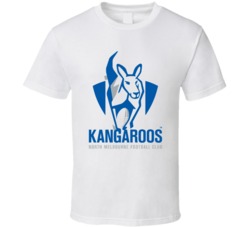 Cool AFL NORTH MELBOURNE KANGAROOS 2010 Rugby Team T Shirt 30627515