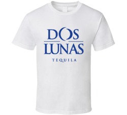Cool Dos Lunas Tequila Logo T Shirt 31032951