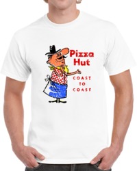 Retro Pizza Hut Logo Mascot Piza Hut Pete Distressed T Shirt 33071219