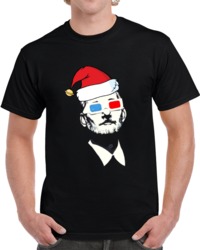 Cool Bill Murray 3D Glasses Christmas Hat Santa T Shirt 33072335