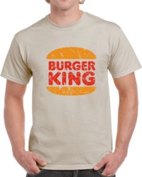 Retro Burger King Logo Distressed T Shirt 33475010