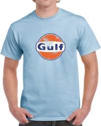 24H Lemans Racing Gulf Porsche 917 & Ford GT40 Distressed T Shirt 33578177
