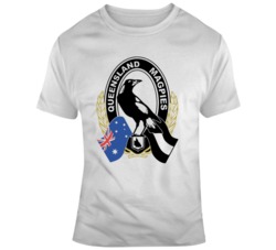 AFL Collingwood Magpies Footy Team Fan T Shirt 34908378