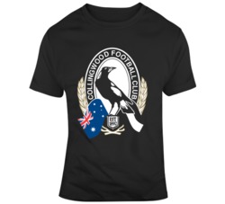 AFL Collingwood Magpies Footy Team Fan v3 T Shirt 35065257