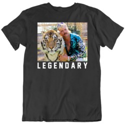Joe Exotic Tiger King Funny Legendary Tv Show Fan Black T Shirt 37709807