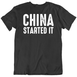 CHINA STARTED IT covid 19 CORONAvirus V2 T Shirt 37712237