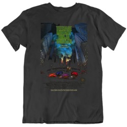 Teenage Mutant Ninja Turtles 1990 Movie Poster Fan Black T Shirt 37713307