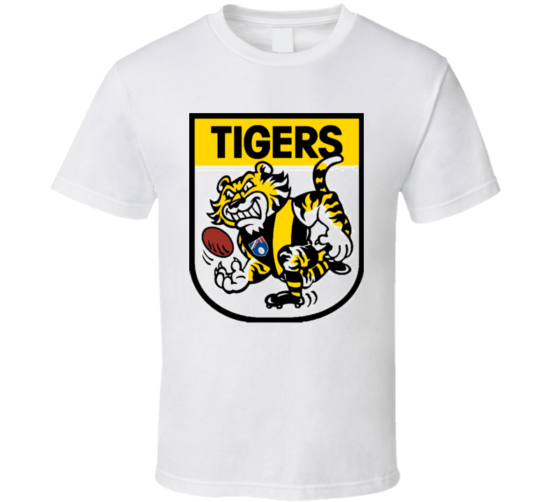Cool AFL Richmond Tigers Footy Team 2 T Shirt Cool AFL Richmond Tigers Footy Team 2 T Shirt