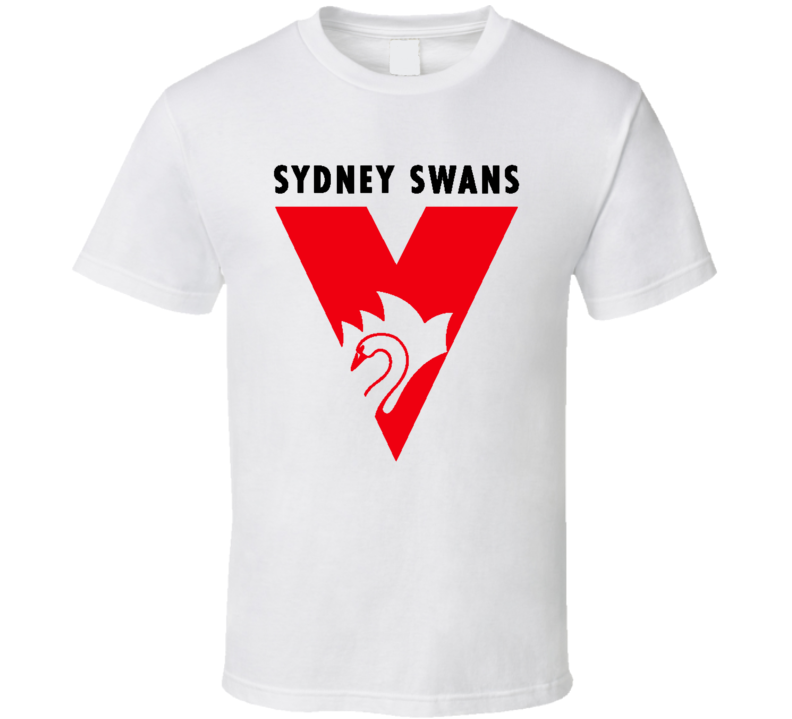 Cool AFL Sydney Swans Team T Shirt Cool AFL Sydney Swans Team T Shirt