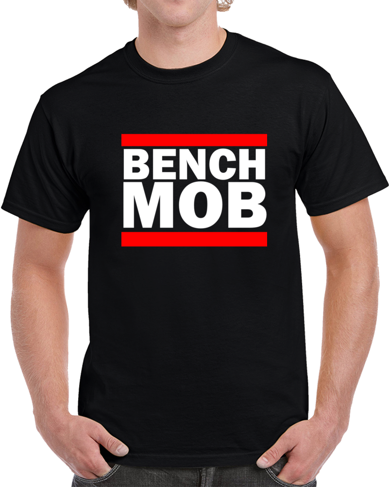 Toronto Basketball Bench Mob RUN Bench DMC Parody Team Playoff Basketball Fan T Shirt Toronto Basketball Bench Mob RUN Bench DMC Parody Team Playoff Basketball Fan T Shirt