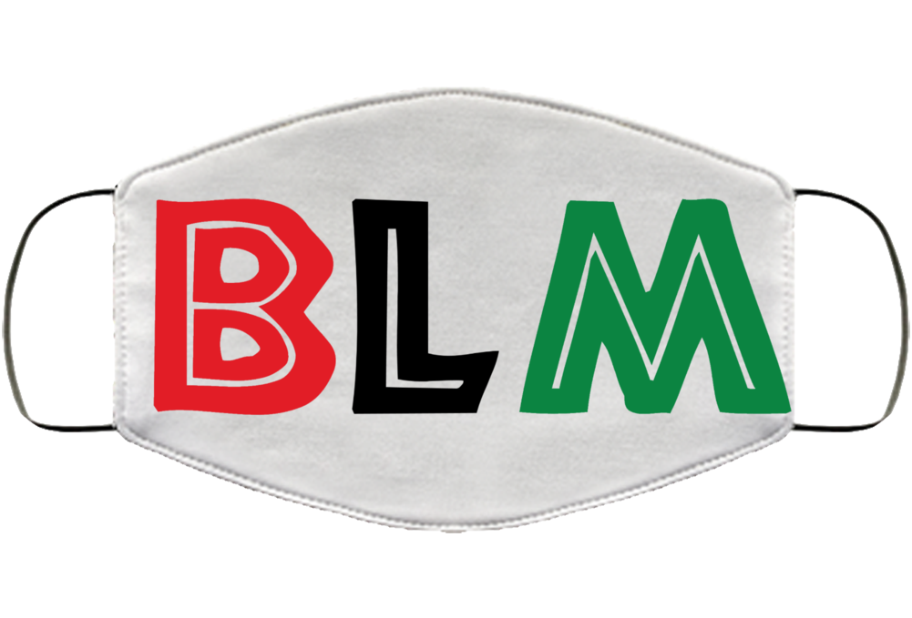 BLM Black Lives Matter Movement 2 Face Mask Cover BLM Black Lives Matter Movement 2 Face Mask Cover