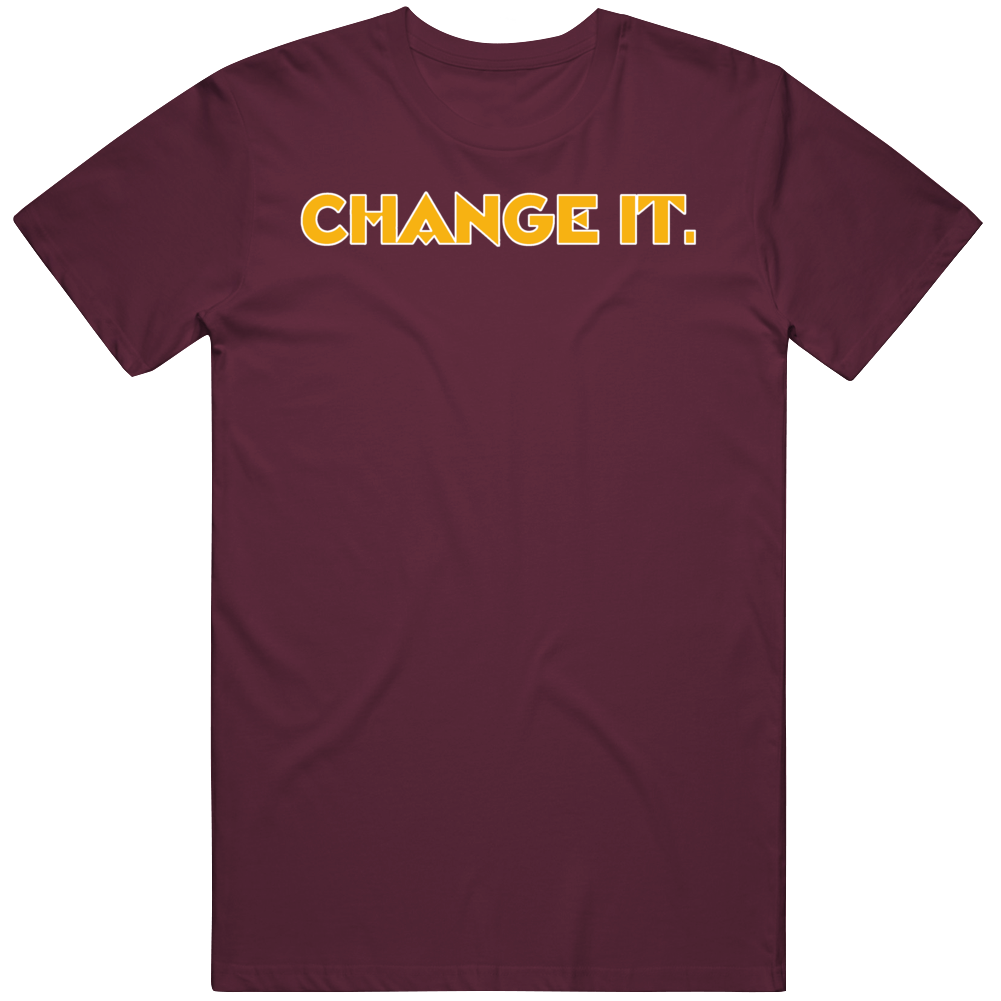 Change It Washington Football Team Logo Change v3 T Shirt Change It Washington Football Team Logo Change v3 T Shirt