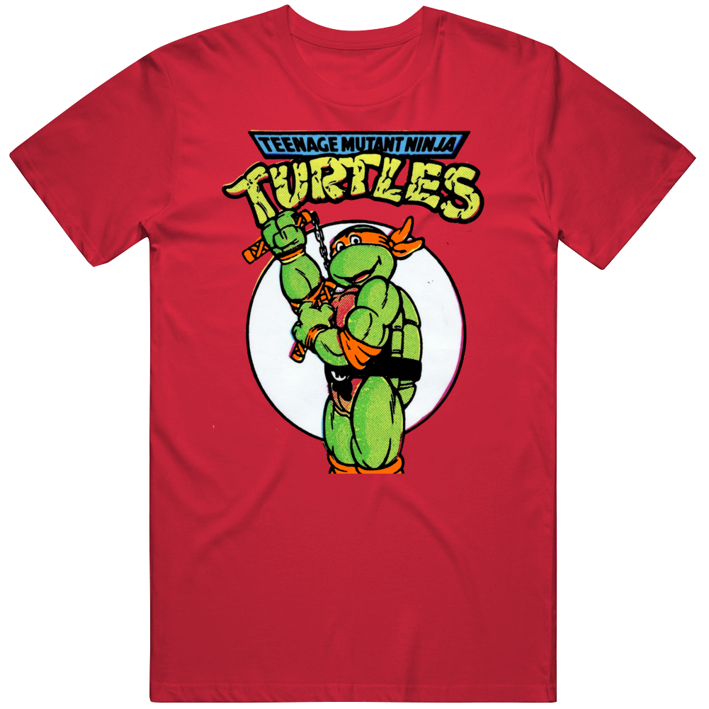 Topps Teenage Mutant Ninja Turtles Michelangelo Wax Sticker Package V2 T Shirt Topps Teenage Mutant Ninja Turtles Michelangelo Wax Sticker Package V2 T Shirt