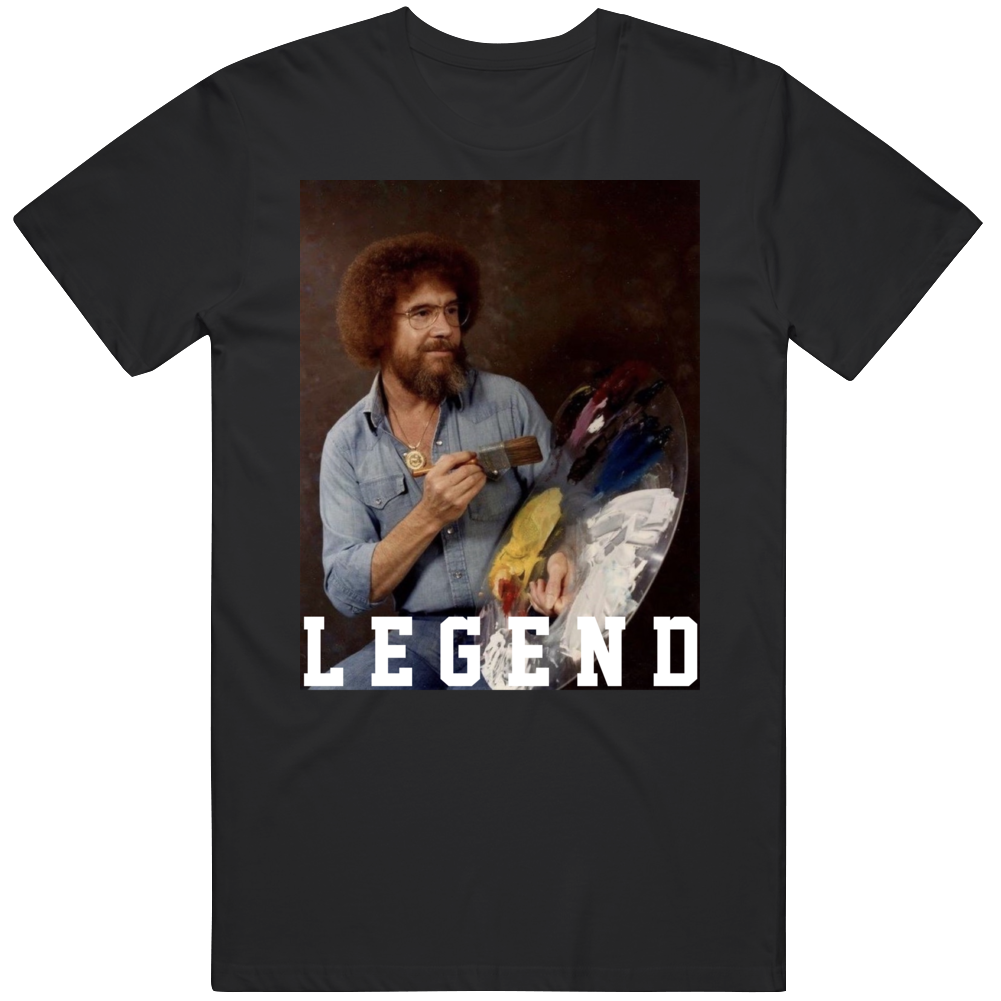 Bob Ross Legend Fan T Shirt Bob Ross Legend Fan T Shirt