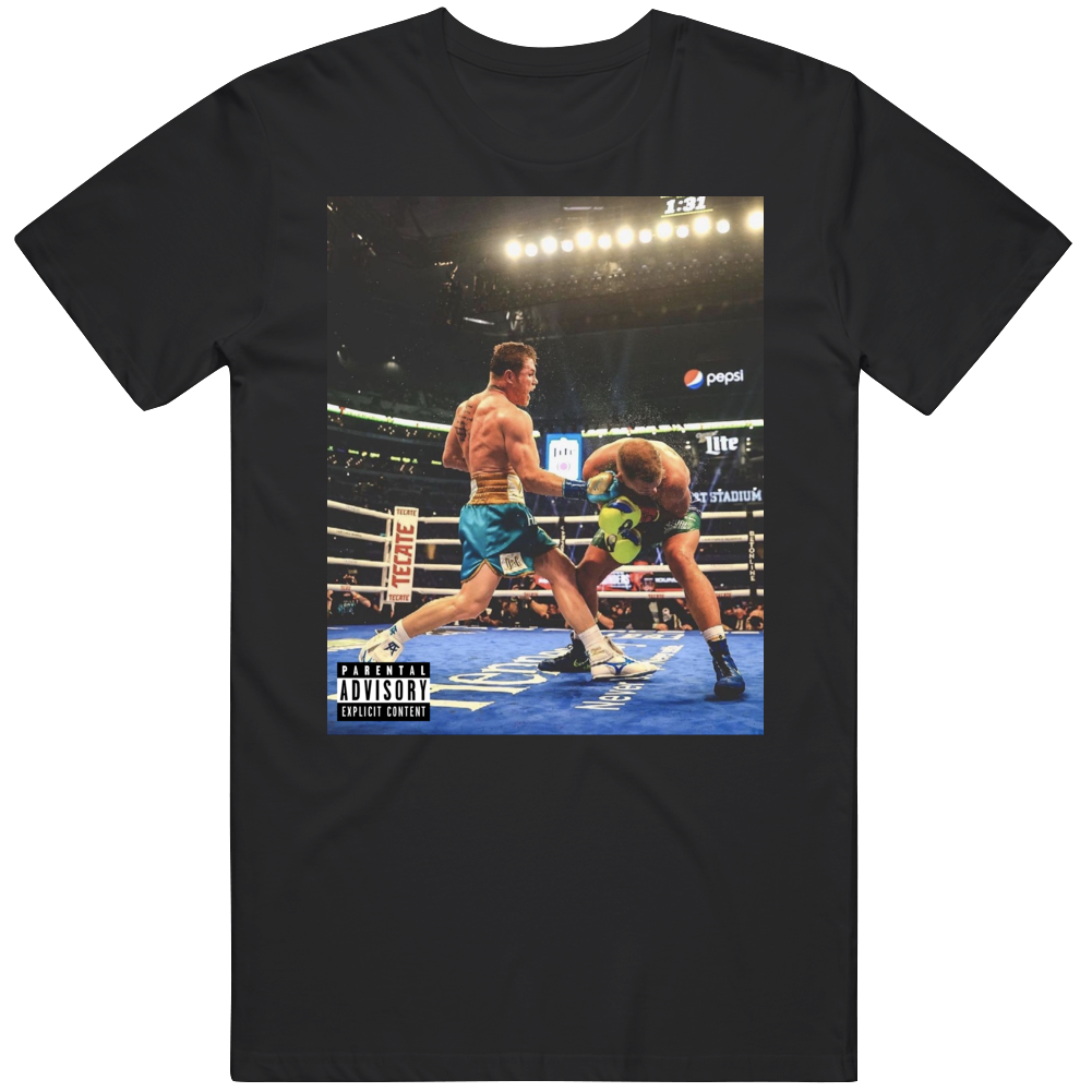 Canelo V Billy Joe Saunders Tko Album Parody Boxing Fan T Shirt Canelo V Billy Joe Saunders Tko Album Parody Boxing Fan T Shirt