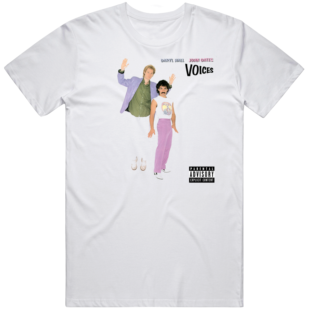 Hall and Oates Funny Parody Album Voices Fan T Shirt Hall and Oates Funny Parody Album Voices Fan T Shirt